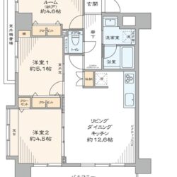 子供連れにうれしい3部屋付