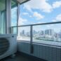 洋室バルコニーからの眺望