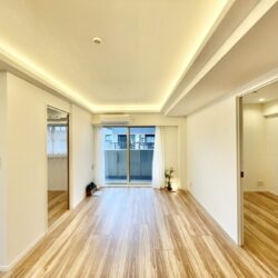広々としたLDK　LD部分には床暖房あり居間