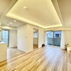 広々としたLDK　LD部分には床暖房あり居間