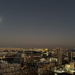 お部屋からの夜の眺望（北東向き）