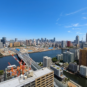 北東向き眺望（浜離宮・築地再開発・スカイツリー）