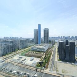南東向き（湾岸方面）