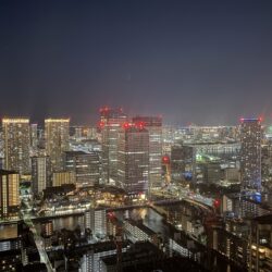 晴海・有明方面を望む都会的な眺望