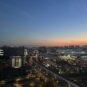 レインボーブリッジや富士山、東京タワーの一部を望む眺望（夕景）