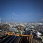 リビングからの夜景、スカイツリーを望む