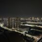 西側のバルコニーからは東京タワーを望みます（夜景）