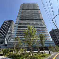 38階建、総戸数768戸、大規模免震タワーマンション外観
