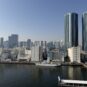 朝潮運河・勝どき・都心方面を望む眺望