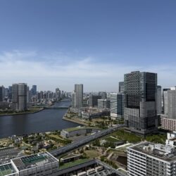 運河・豊洲方面を望む眺望内装