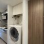 キッチン キッチンの右　洗濯機置き場