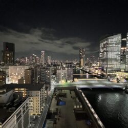 北東向きで月島方向が望めます