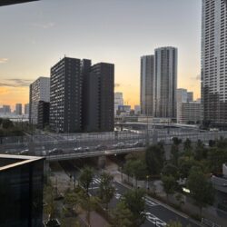 リビングからの眺望（緑と空を感じられる抜け感のある景色です）