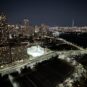 外観 北向き×東京スカイツリー・朝潮運河を望む眺望（夜景）