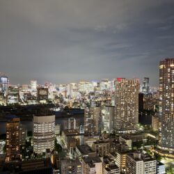 銀座・都心方面の煌びやかな眺望
