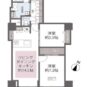 間取 南向き住戸です