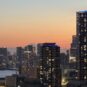 西向き×富士山・湾岸マンション群を望む眺望（夕方）