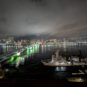 晴海運河・東京湾を望む眺望 (夜景）