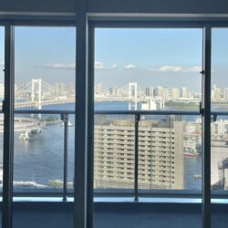 レインボーブリッジを間近に見られます