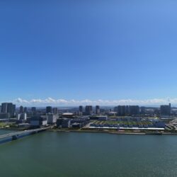 運河を近く感じられる抜け感のある眺望