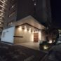 パークホームズ品川ザレジデンス夜のエントランス