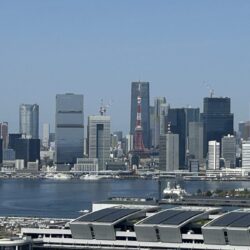 西側のバルコニーからは東京タワーを望みます。