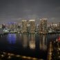 都心方面を望むバルコニーからの眺望（夜景）