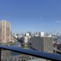東向きバルコニーからレインボーブリッジ（一部）＆東京スカイツリーを望む眺望