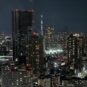 隅田川、都心を望む北向き眺望（夜景）