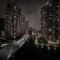 築地方面の夜景
