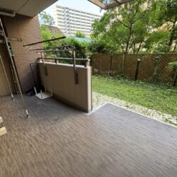テラスも広く、家庭菜園にも使うことができます