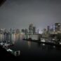 朝潮運河・勝どき・都心方面を望む眺望（夜景）