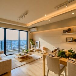 リビングの大きな開口部