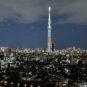 バルコニーより東京スカイツリーを望みます（夜景）