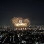 足立区花火大会をバルコニーより鑑賞可能です